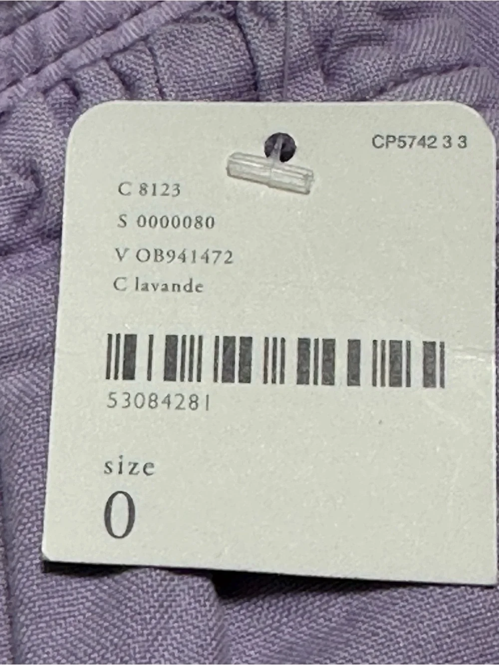 Free People NEW Fly Away Parachute Cargo Pants In Lavender Sz.0 Bohemian Fairy